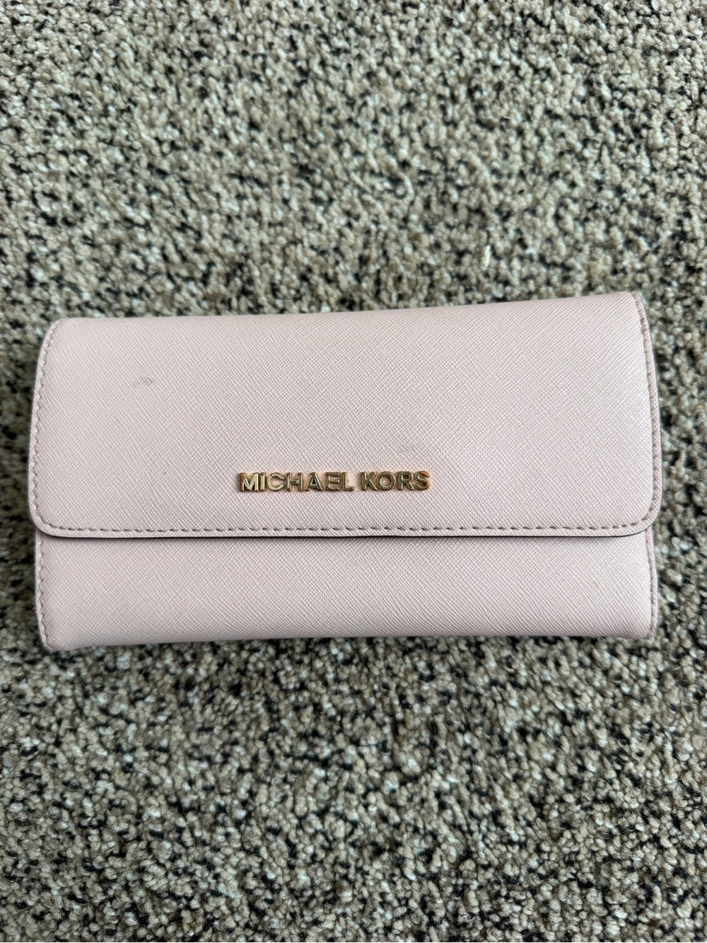 MICHAEL KORS Pink Leather Wallet